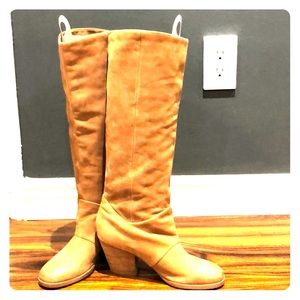 Aldo premium leather suede boots